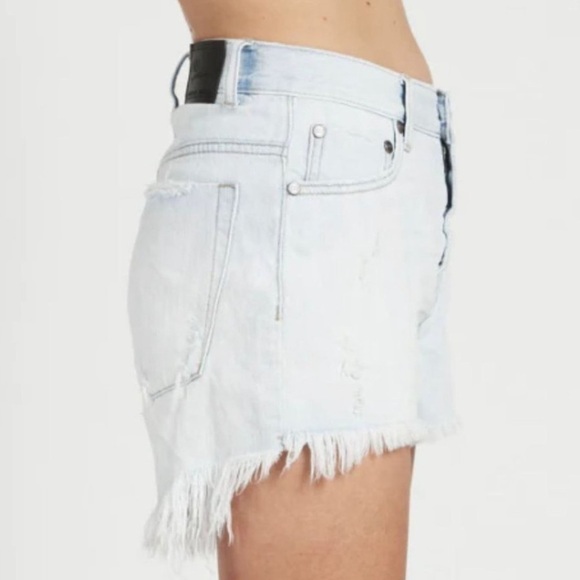 ONE Teaspoon Brando Bonita High Waist Denim Shorts - Picture 2 of 14